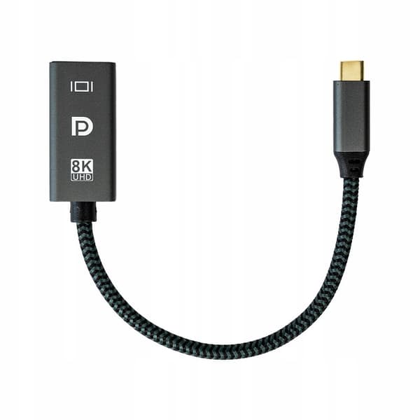 USB C til DP 8K ADAPTER UHD KONVERTERKABEL
