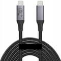 Miniatyrbild 1 av 9: USB4 Thunderbolt 4 KABEL 240W 40Gbps 120Hz USB C-KABEL NYLON FLÄTAD 0,5M