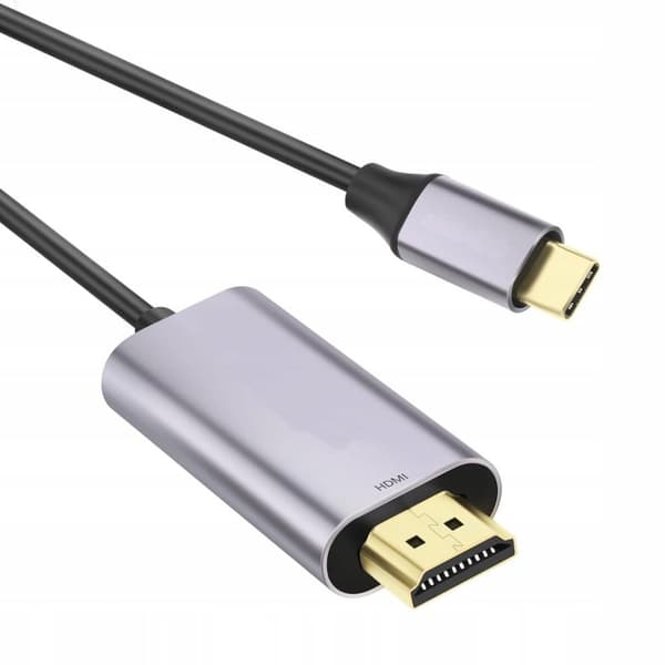 USB C til HDMI-kabel ADAPTER TYPE C 3.1 FULL HD 4K UHD 1,8M