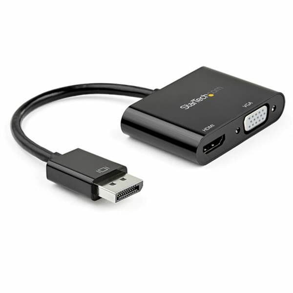 DisplayPort - HDMI/VGA-adapteri Startech DP2VGAHD20 4K Ultra HD Musta