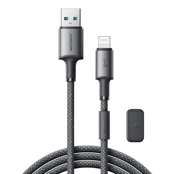 Joyroom Unlimited-sarjan USB-kaapeli 3A USB Lightning 1.2m - Harmaa