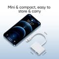 Miniatyrbild 5 av 8: SiGN 4-i-1 Lightning till USB-A, SD/TF, Lightning - Vit