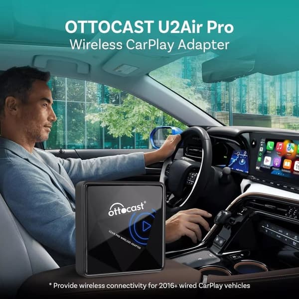 Ottocast U2Air Pro trådlös CarPlay-adapter