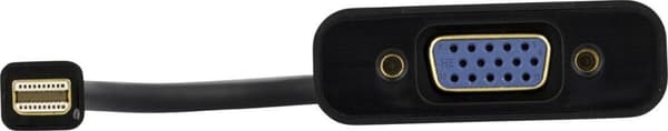 Deltaco DP-VGA13 kaapelin välike mini DisplayPort VGA Black