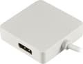 Miniatyrbild 2 av 2: DELTACO DP-MULTI1 - Mini DisplayPort till DVI / HDMI / DisplayPort-adapter, Ultra HD i 30Hz - vit