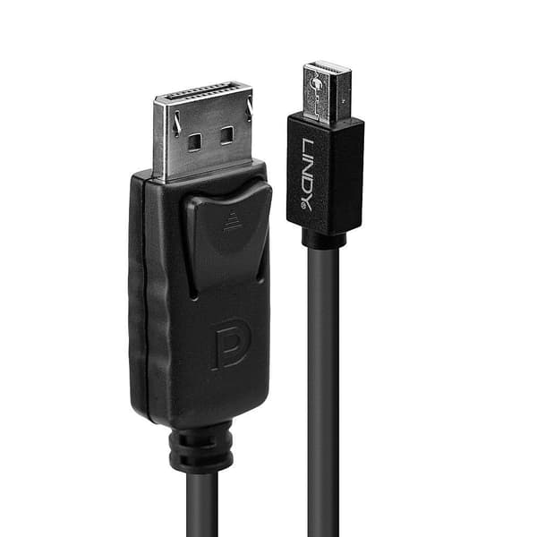 Lindy 41648 DisplayPort kabel 5 m Mini DisplayPort Sort