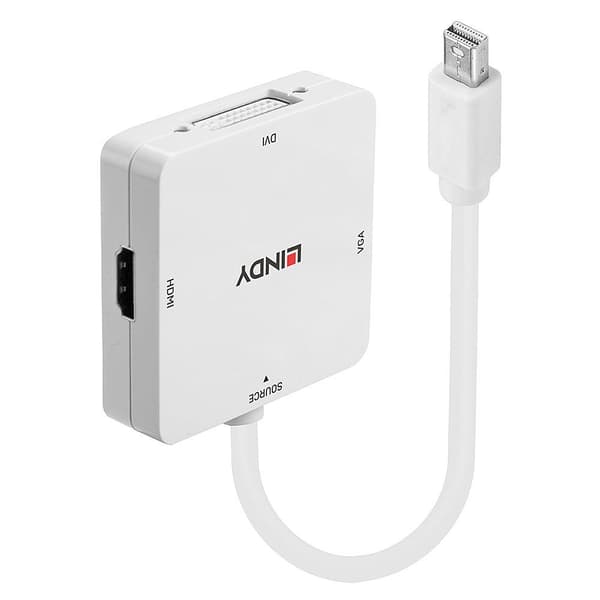 Lindy 41035 videokabeladapter 0,2 m Vit