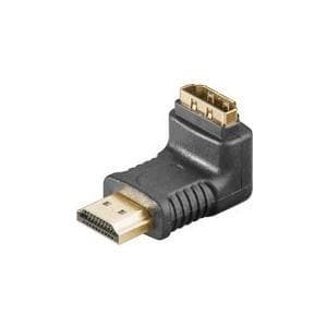 MicroConnect - HDMI adapter - HDMI hun vinklet til HDMI han