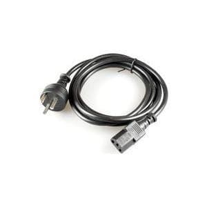 MicroConnect - Strømledning - IEC 60320 C13 - 1,8 m - Sort - Danmark