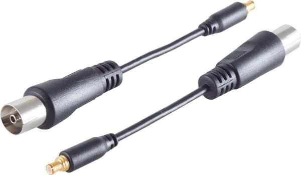 shiverpeaks BS15-15001 kaapelisovitin MCX IEC musta (BS15-15001)