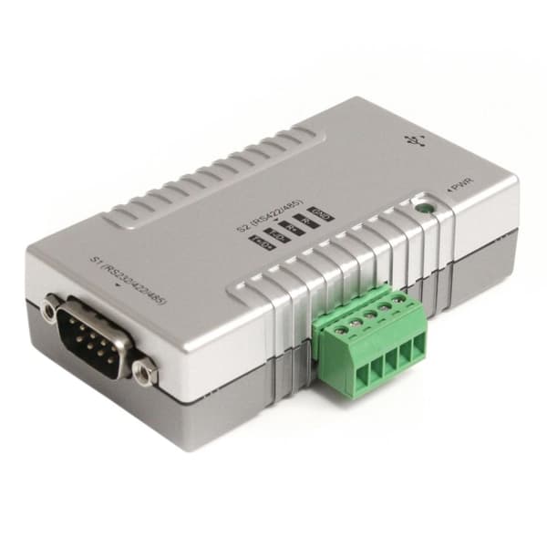 Startech.Com 2 Port Usb til Rs232 Rs422 Rs485 seriel adapter m/ Com-retention - Seriel adapter - Usb 2.0 - Rs-232 Rs-422 Rs-485 - 2 porte - Grå