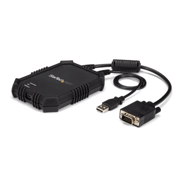 StarTech.com USB2.0 KVM-konsol - Mobile Laptop Crash Cart Adapter med dataoverførsel og videooptagelse - KVM-switch - USB - 1 x KVM-port(e) - 1 lokal Sort