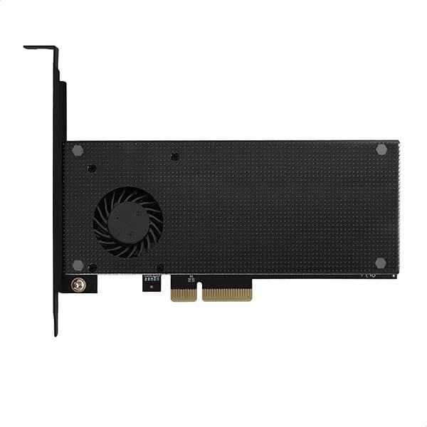 Axagon PCEM2-DC PCI-E x4 - M.2 NVMe -sovitin jäähdytyksellä