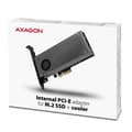Pikkukuva 2 / 7: Axagon PCEM2-DC PCI-E x4 - M.2 NVMe -sovitin jäähdytyksellä