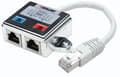 Miniatyrbillede 1 af 2: Intellinet 2-ports modulær distributør, Cat5e, FTP, tillader to RJ45-porte at dele ét Cat5e netværkskabel