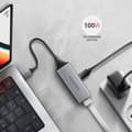 Miniatyrbild 3 av 6: Axagon ADE-TXPD dockningsstation för bärbar dator/portreplikator Kabelansluten USB 3.2 Gen 1 (3.1 Gen 1) Typ-C Grå