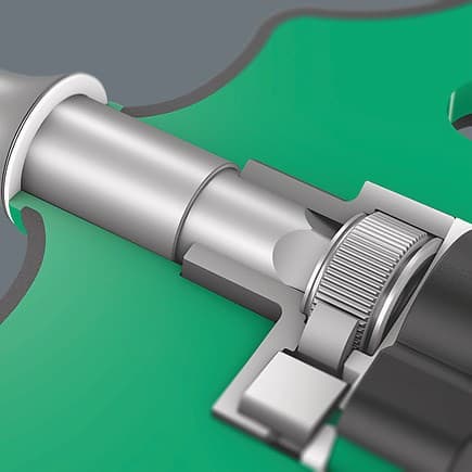 WERA-kärkisarja T-räikkäavaimella 1/4" 17 osaa kotelossa KRAFTFORM KOMPAKT 400 RA SET1