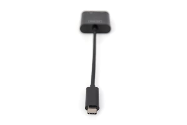 Digitus USB Type-C™ Gigabit Ethernet -sovitin, jossa on Power Delivery -tuki