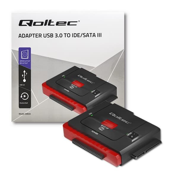 Qoltec USB 3.0 till IDE-adapter | SATA III