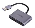 Miniatyrbillede 2 af 2: UNITEK ADAPTER USB-A - HDMI & VGA, FULL HD, M/F