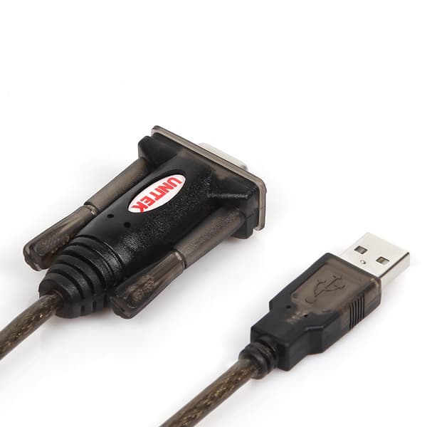 UNITEK Y-105 seriekabel Svart 1,5 m USB Typ-A DB-9