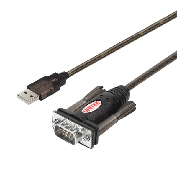 UNITEK Y-105 seriekabel Svart 1,5 m USB Typ-A DB-9