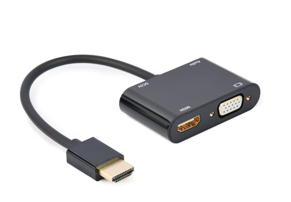 Gembird A-HDMIM-HDMIFVGAF-01 gränssnittskort/adapter HDMI, VGA