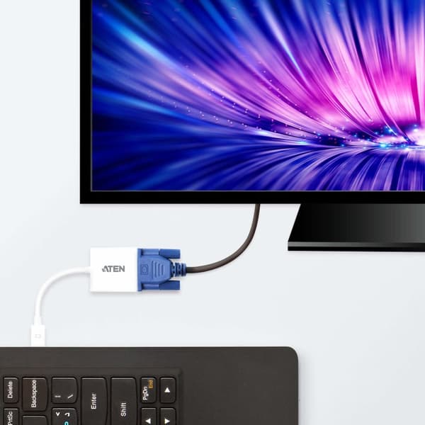 ATEN Mini DisplayPort till VGA-omvandlare