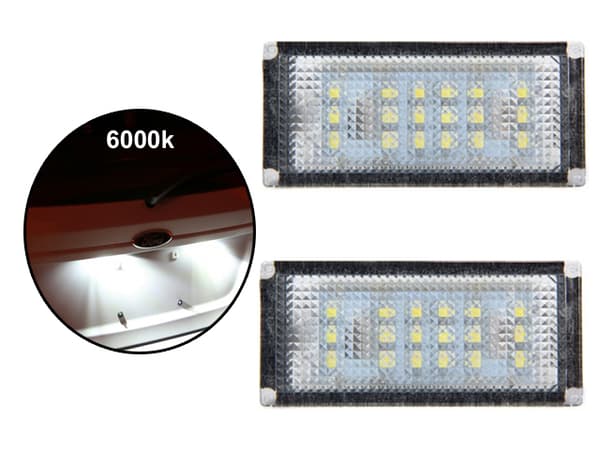 BMW E46 2004 - 2006 2D Led skyltbelysning 6000k styling