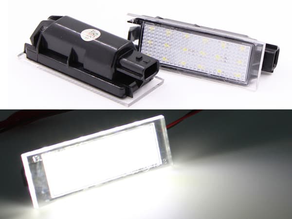 Renault Clio Megane Laguna Twingo Velsatis  Led skyltbelysning