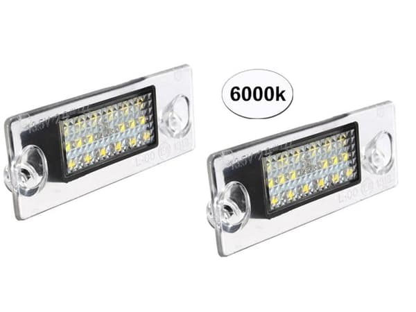 Audi A4 S4 B5 A3 8L  Led skyltbelysning 6000k