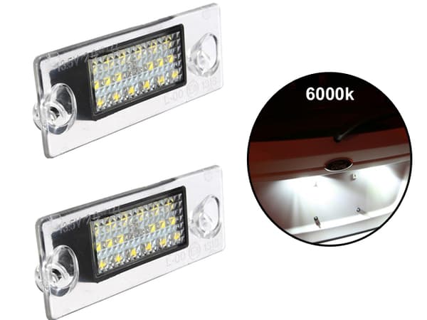 Audi A4 S4 B5 A3 8L  Led skyltbelysning 6000k