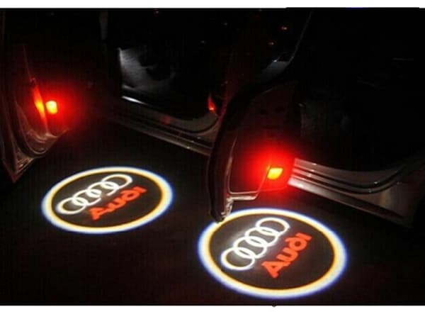 Audi Laser logga led till dörr A1 A3 A4 A5 A6 A7 A8 Q3 Q5 Q7 TT