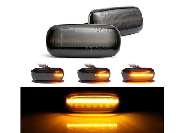 Led dynamisk blinkers Audi A3 A4 A6 Smoke lens  styling 2-pack