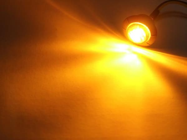 Markeringsljus position orange ledlampor  2-pack 12v led