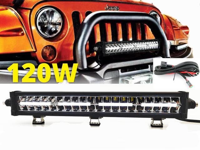 Ledramp 120W Osram ledchip med DRL + kabelsats