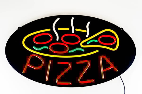 Neonskylt 70cm "Pizza"
