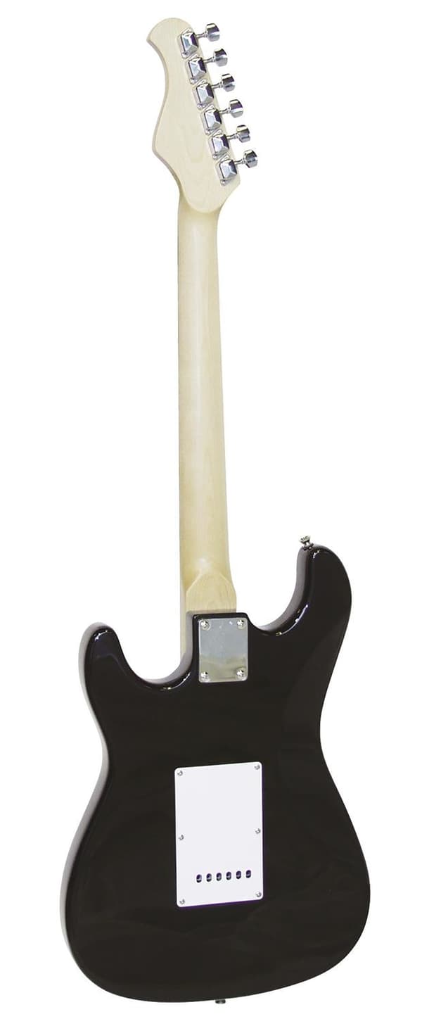 DiMavery ST-203 E-Gitar, svart