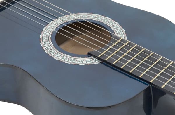 DiMavery AC-303 klassisk spansk gitar 3/4, blå