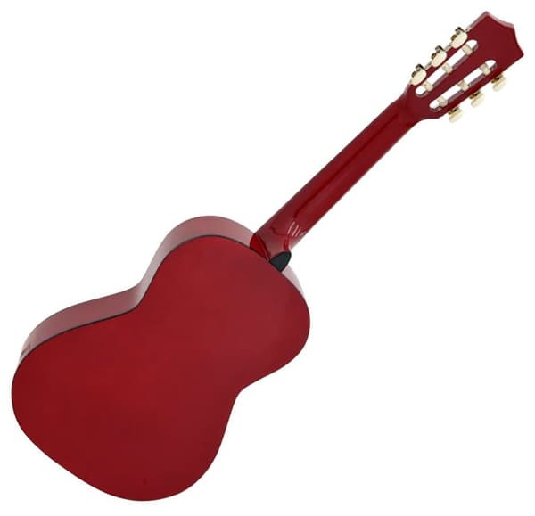 DiMavery AC-303 klassisk spansk gitar 1/2, rød
