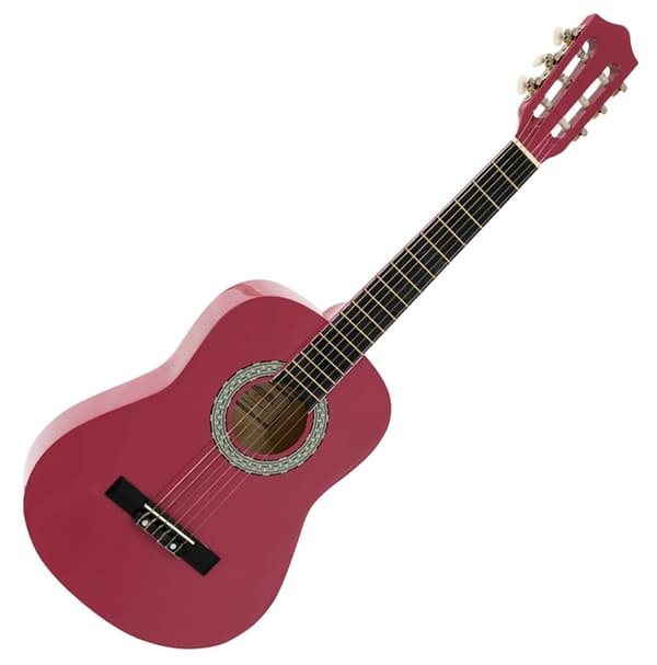 DiMavery AC-303 klassisk spansk guitar 1/2, pink