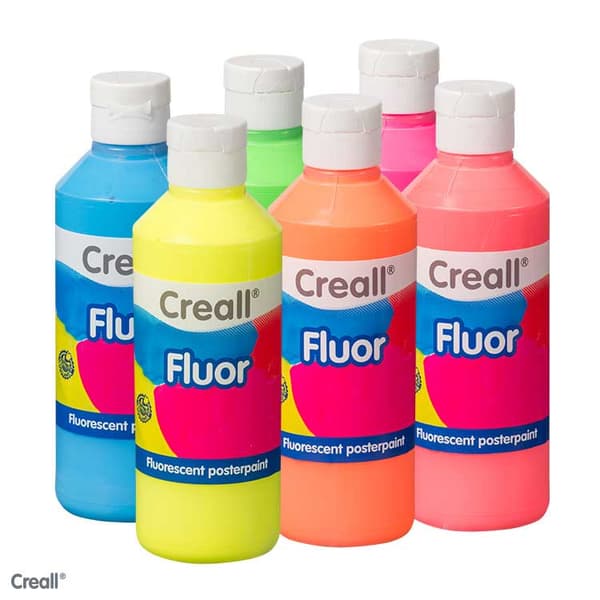 UV-färg, 6 x 250 ml