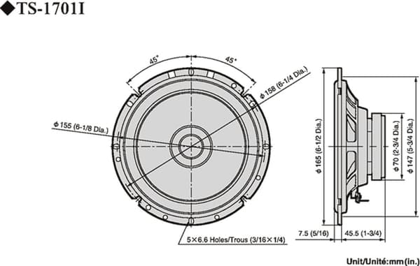 Pioneer TS-1701i