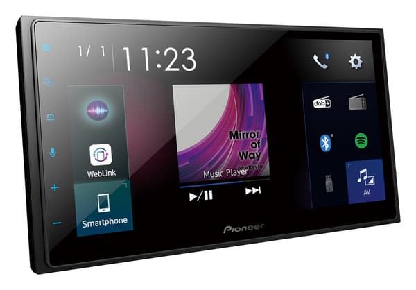 Pioneer SPH-DA250DAB CarPlay, DAB radio og Bluetooth