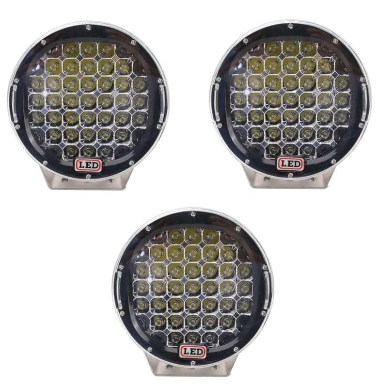 3-pack Cree LED Extraljus 555W, 28305 Lumen, Svart