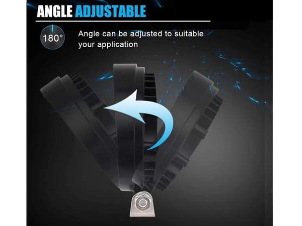 2x 42w Led 2800 lum arbetsljus - backljus 12v - 24v 6000K flood