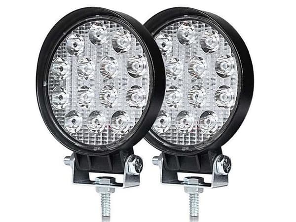 2x 42w Led 2800 lum arbetsljus - backljus 12v - 24v 6000K flood