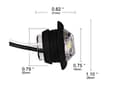 Miniatyrbild 4 av 4: Markeringsljus 8st position vit 6000k 2-pack 12v 24v led lampor