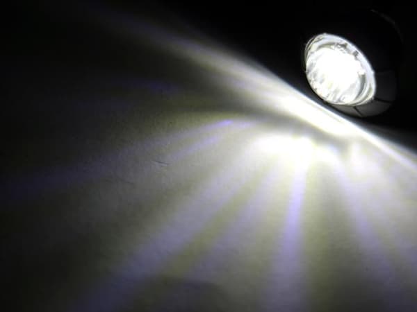 Markeringsljus 8st position vit 6000k 2-pack 12v 24v led lampor