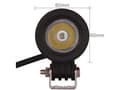 Miniatyrbild 5 av 5: Led 10w mini Spot 3D lins 12 - 24V  2-pack